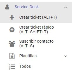 Crear ticket desde el portal de agente Crear ticket desde el portal de agente