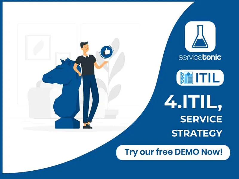 ITIL service strategy phase in ServiceTonic