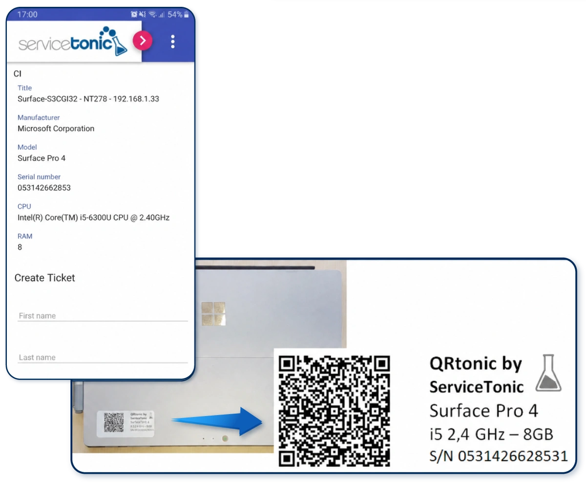 QRTonic IT assets