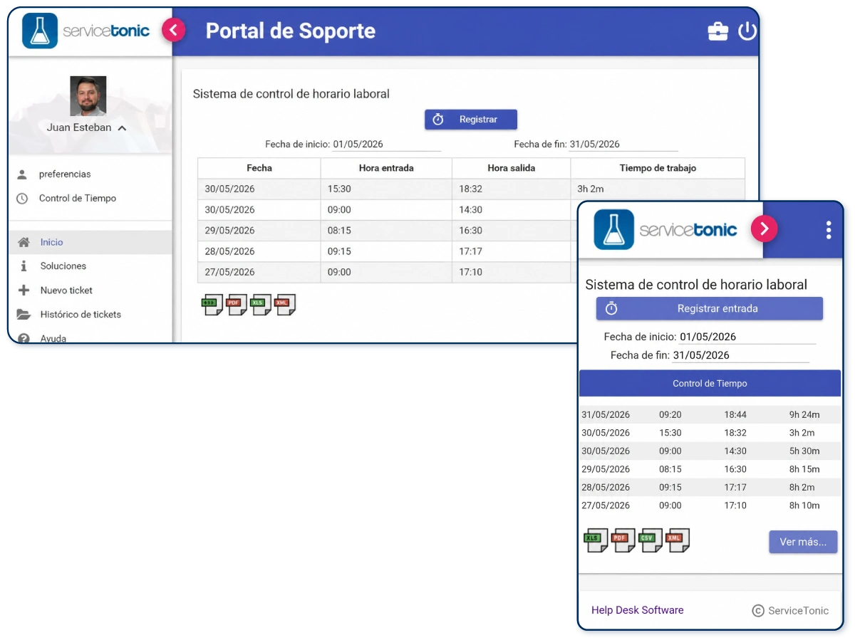 control horario para empresas