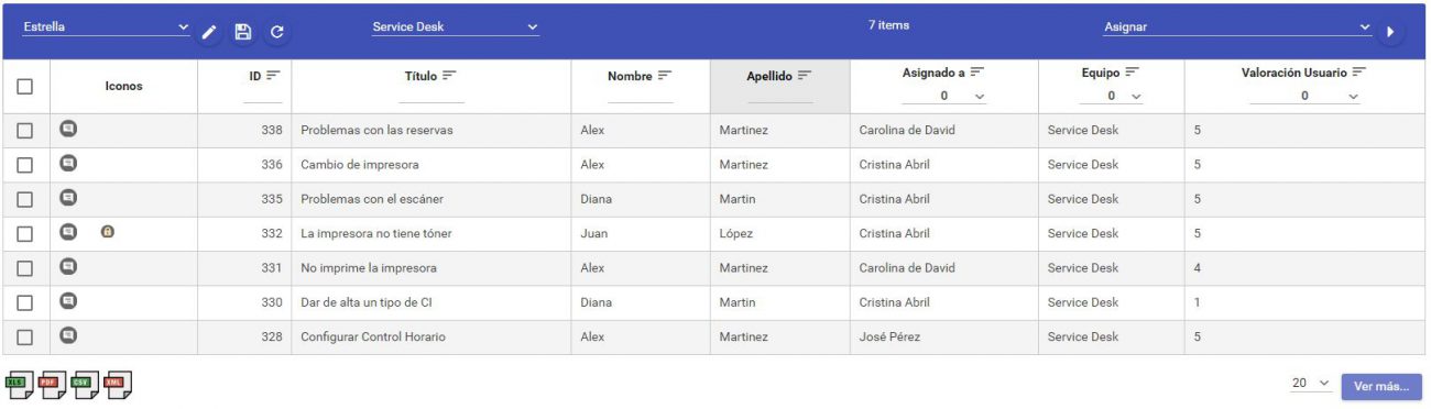 Vistas con encuestas