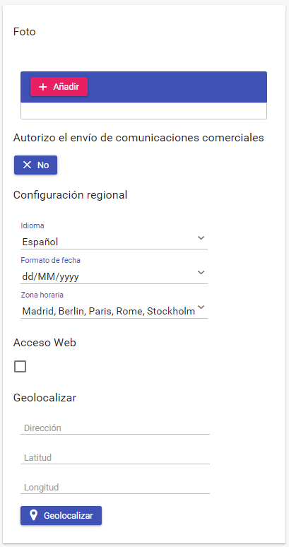 Geolocalizar contactos