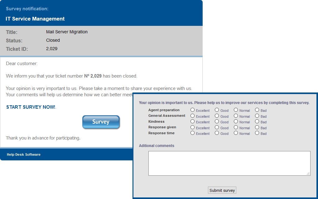 Satisfaction Surveys Templates