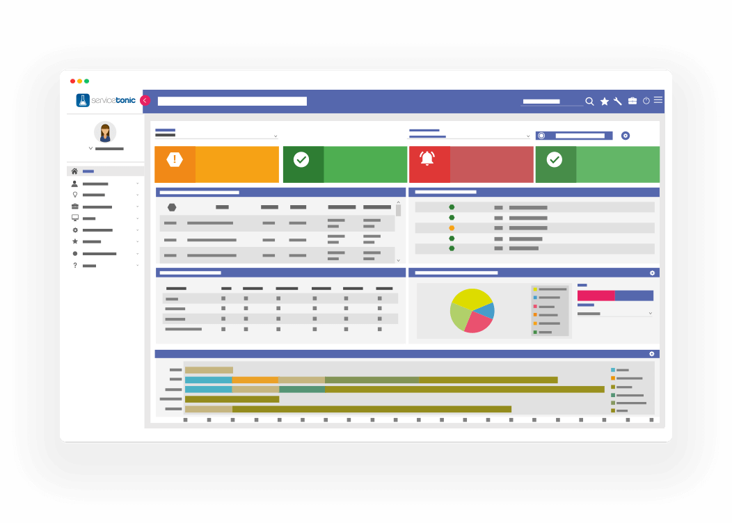 Servicetonic Dashboard