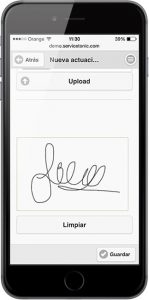ServiceTonic mobile signature