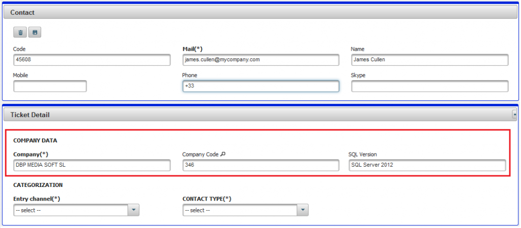 ticket data retrieve