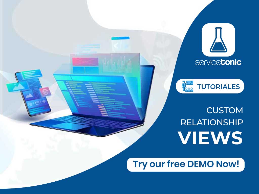 Custom relationship views in ITSM system