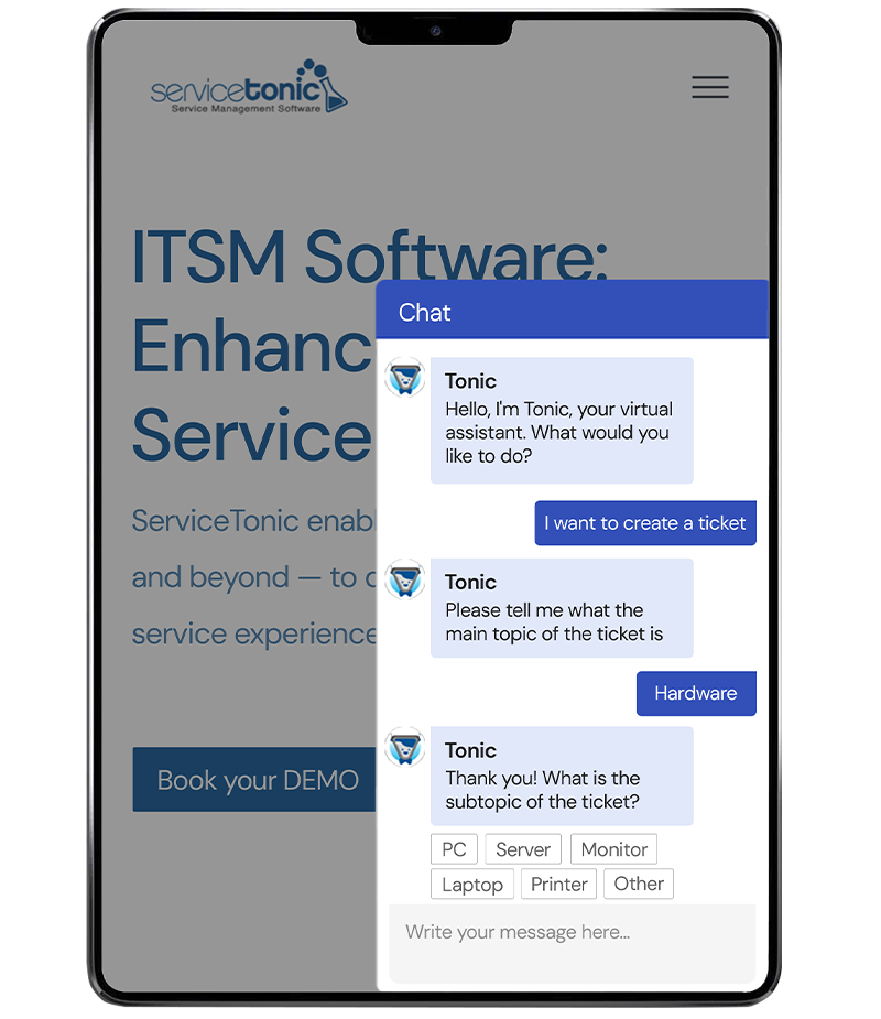 Software help desk con IA para traducción