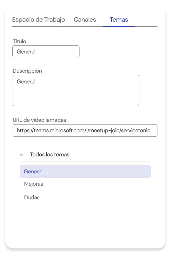 Temas de comunicación en ForumTonic