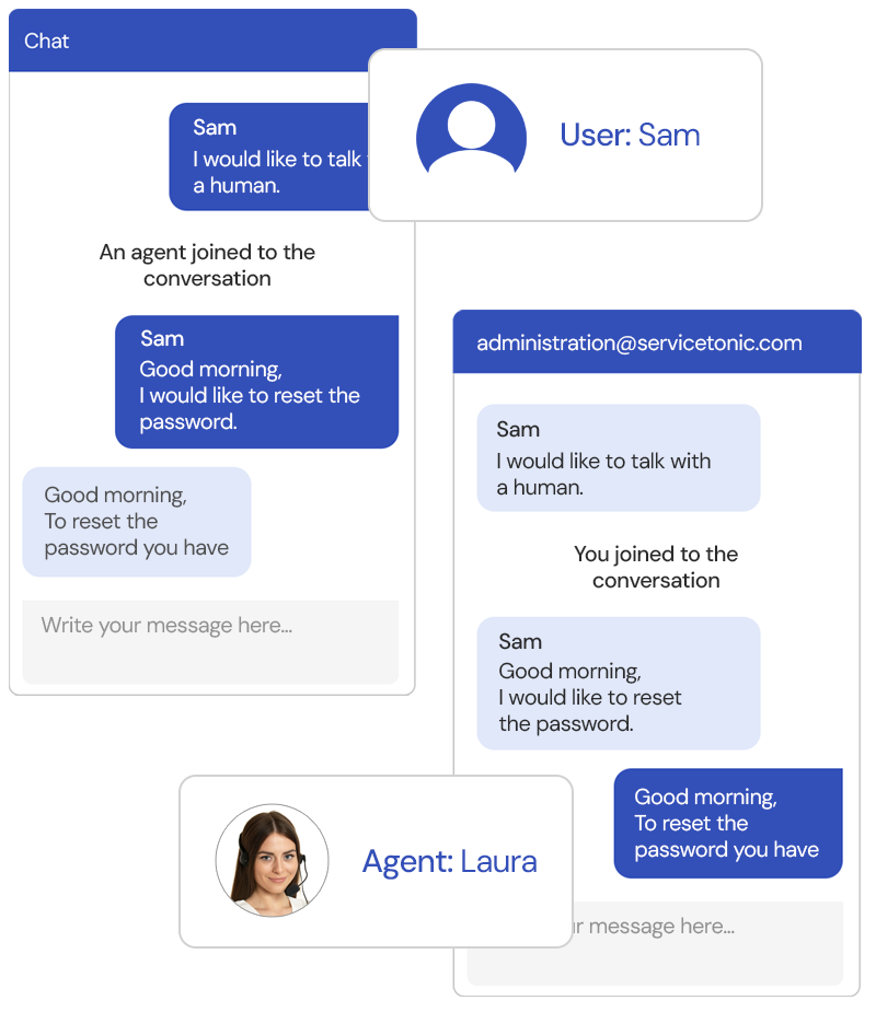 Software help desk con IA para traducción