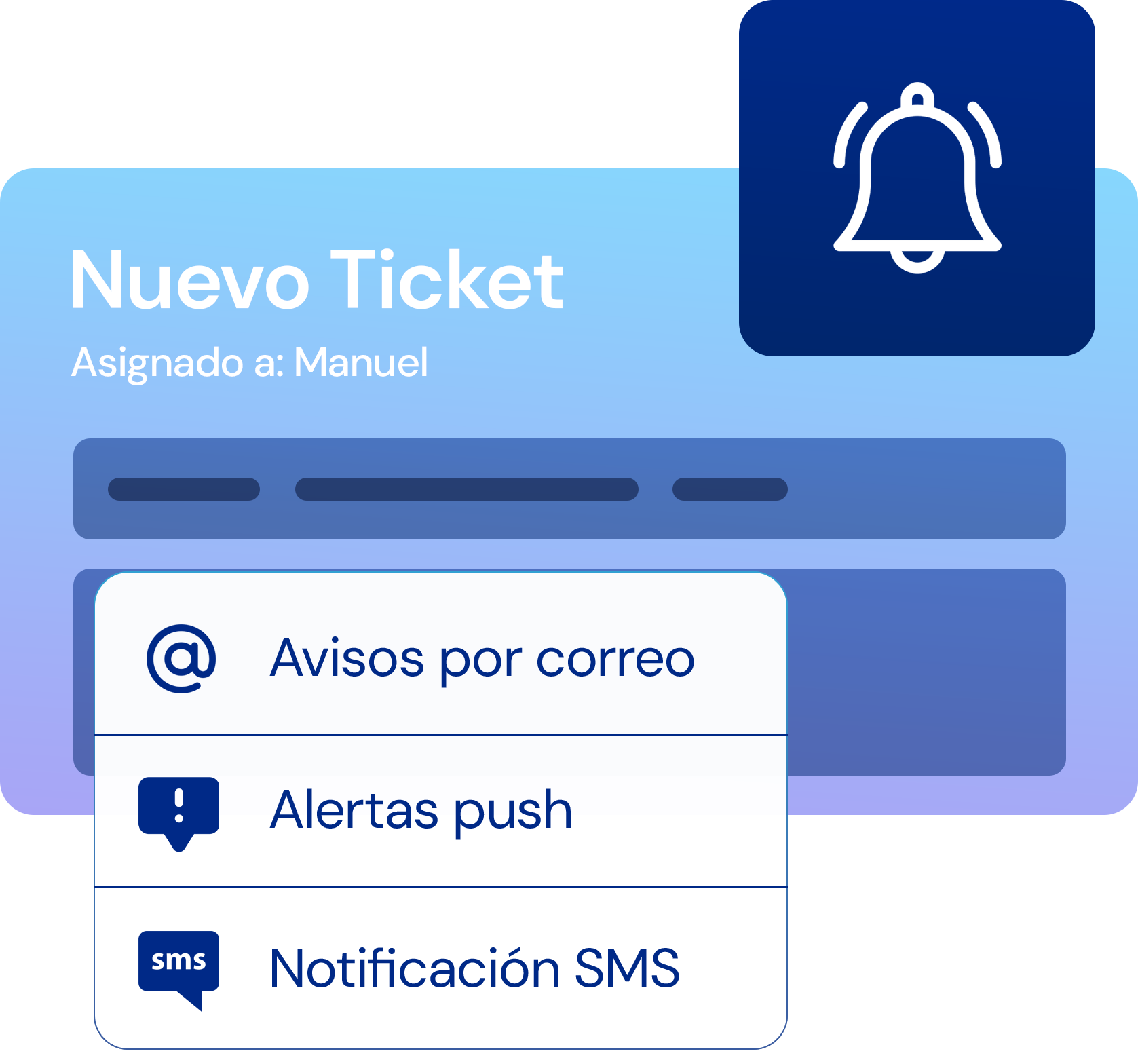 Notificaciones en ServiceTonic Notificaciones en ServiceTonic