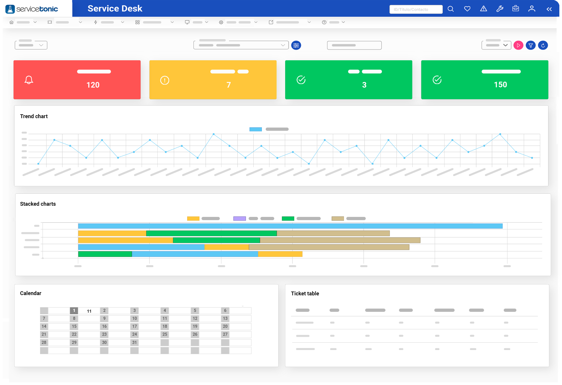 Help Desk with Customizable Dashboards