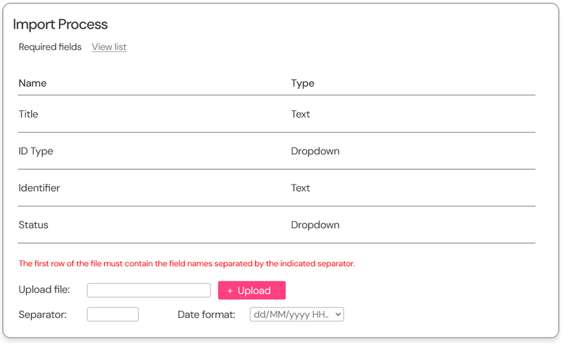 Bulk CI Import