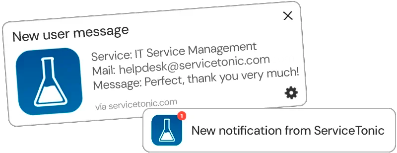 Notification Chat Instant communication