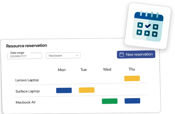 Asset reservation management