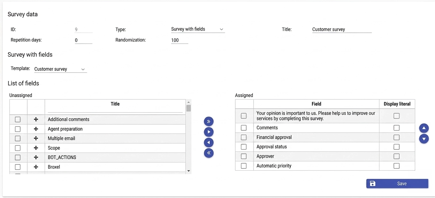 Measuring user satisfaction