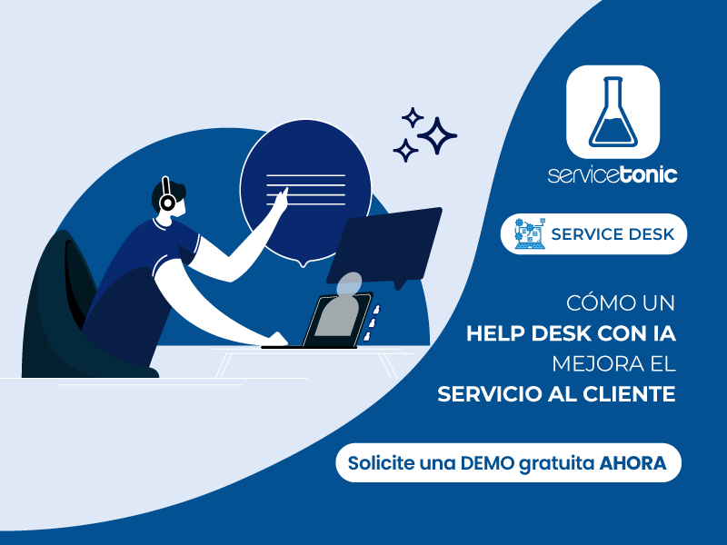 Mejora el servicio al cliente con help desk IA