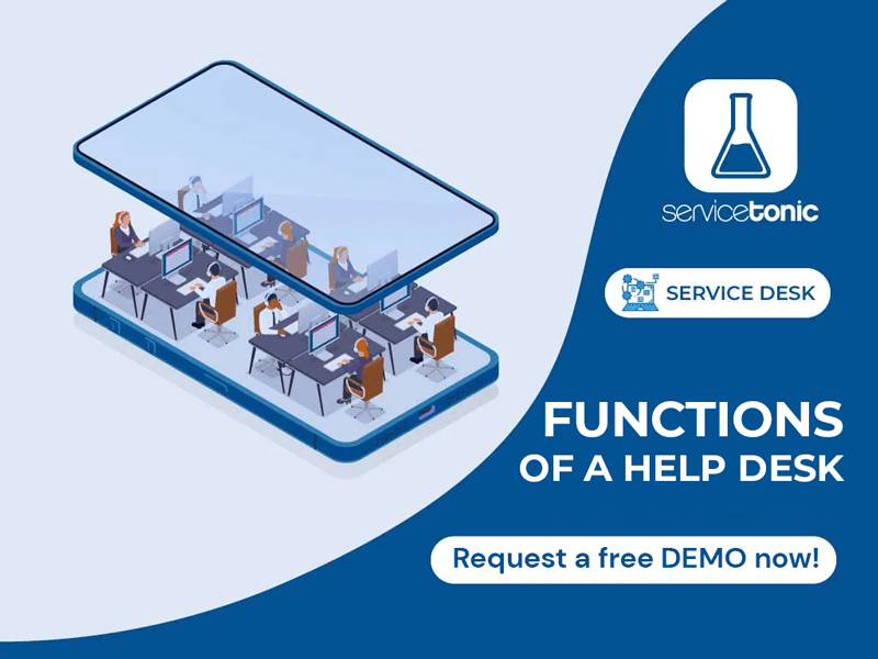 Functions of a help desk