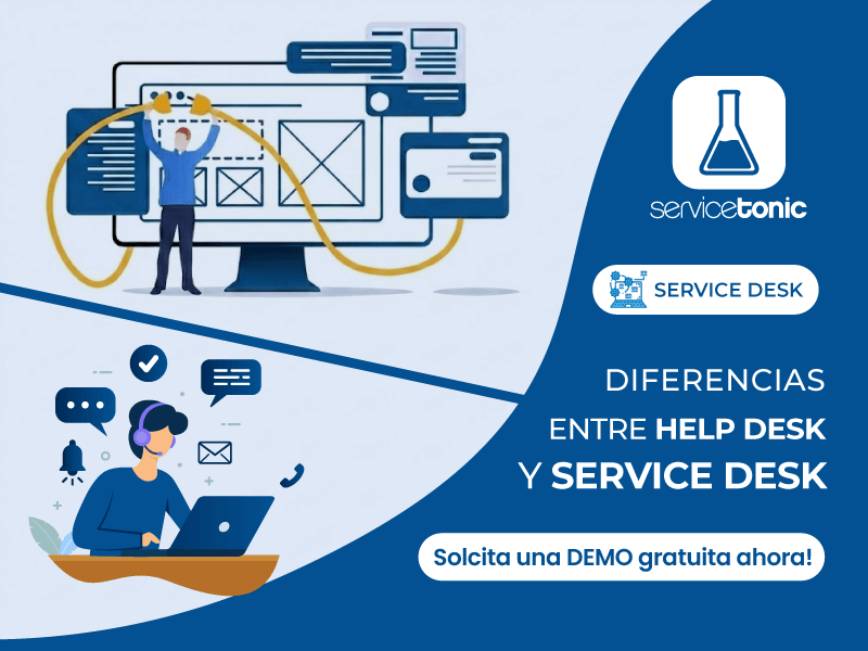 Diferencias entre help desk y service desk