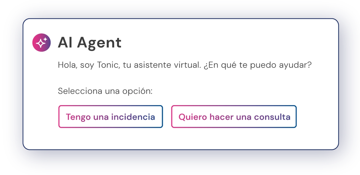 Portal web con IA