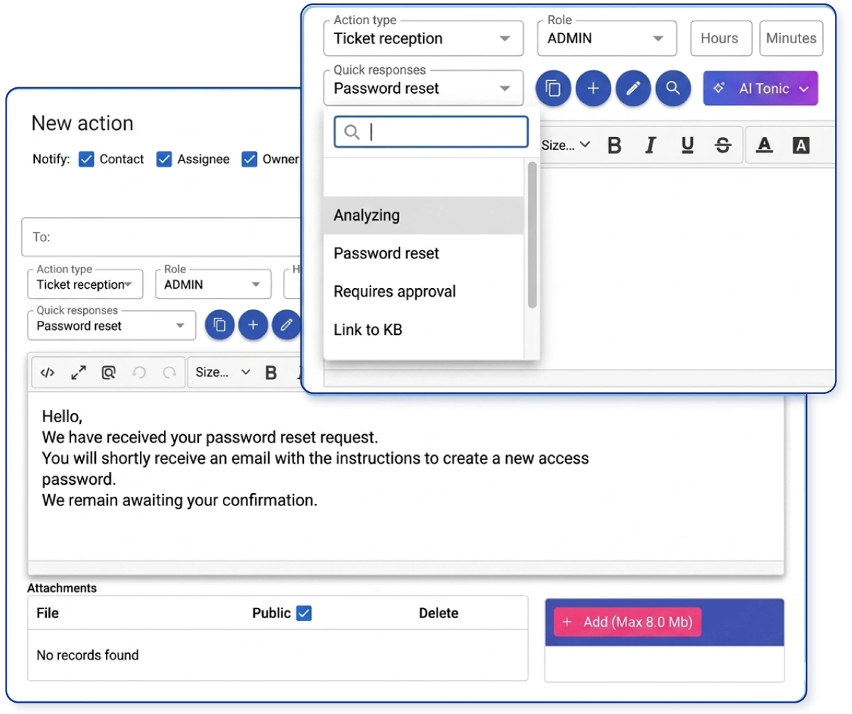 Quick Answers ServiceTonic