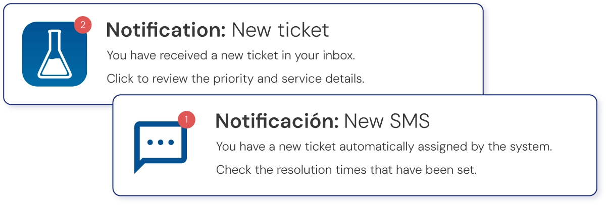 servicetonic notifications