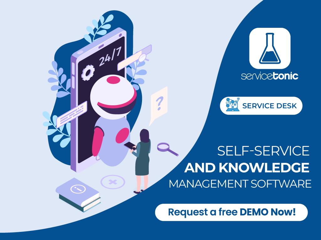Self-service-and-Knowledge-management-software Service management software that enables self-service and knowledge
