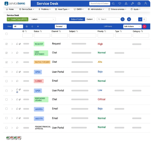 ServiceTonic-ticketing-software Aplicación de ticketing